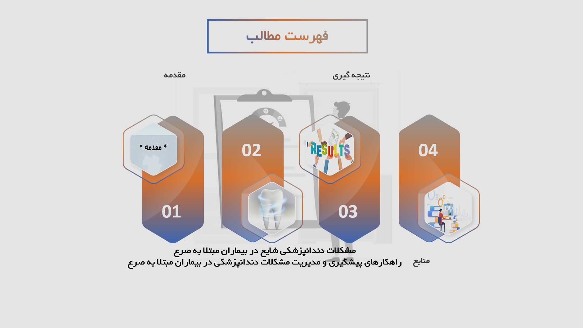 پاورپوینت بررسی مشکلات دندانپزشکی در بیماران مبتلا به صرع